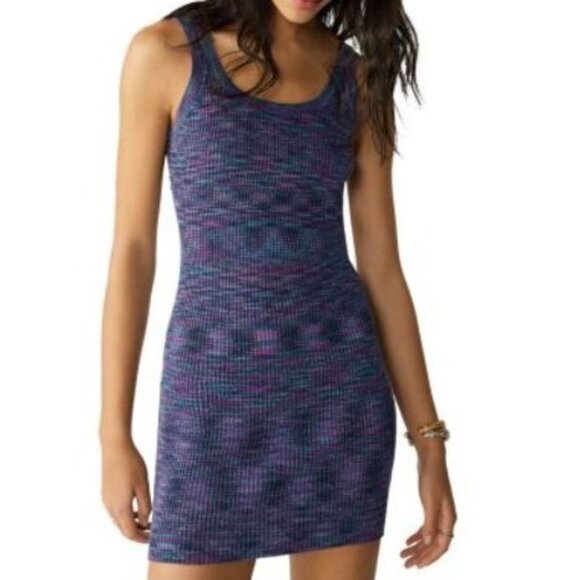 Ba&Sh Womens Maxine Abstract Print Sleeveless Knit Mini Dress Size 8 - Picture 1 of 9